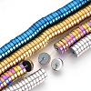Electroplate Non-magnetic Synthetic Hematite Beads Spacers Strands G-Q486-75-1