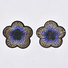 Computerized Embroidery Cloth Iron On/Sew On Patches AJEW-T006-001-2