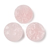 Natural Rose Quartz Cabochons G-K338-39E-02-1