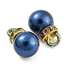 (Defective Closeout Sale: Ring Dyed)ABS Plastic Imitation Pearl Charms KY-XCP0001-25G-04-2