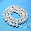 Round Shell Pearl Bead Strands BSHE-L011-10mm-A013-2
