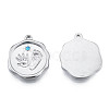 304 Stainless Steel Pendants STAS-N098-159P-1