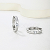 925 Sterling Silver Pave Moissanite Hoop Earrings for Women DZ9023-2