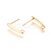 PVD Vacuum Plating 304 Stainless Steel Ear Stud Components STAS-I120-18A-G-2