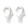 Rack Plating Brass Lobster Claw Clasps KK-F090-27S-03-1