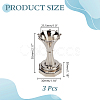 Alloy Crystal Ball Holders AJEW-WH0752-668P-2