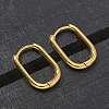 Ion Plating(IP) 304 Stainless Steel Oval Hoop Earrings X-EJEW-M218-02A-G-5
