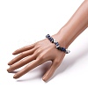Natural Sodalite Chip Beads Stretch Bracelets BJEW-JB05765-03-3