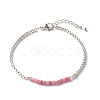 Natural Tourmaline Beaded Bracelets BJEW-JB06384-04-1