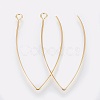 PVD Vacuum Plating 304 Stainless Steel Earring Hooks X-STAS-K184-05-01G-1