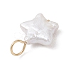 3Pcs 3 Styles Natural Keshi Pearl Pendants PALLOY-JF04240-6