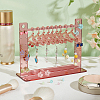 Coat Hanger Removable Acrylic Earring Displays EDIS-WH0041-02A-02-5