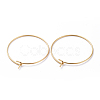 316 Surgical Stainless Steel Hoop Earring Findings STAS-J025-01C-G-1