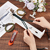 Acrylic Bracelet Webbing Retainer Knitting Tool TOOL-WH0155-21A-3