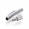 Tarnish Resistant 304 Stainless Steel Bayonet Clasps STAS-E473-01B-P-2