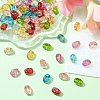100Pcs Transparent Glass Beads Strands GLAA-CJ0002-10-5