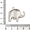 Alloy Rhinestone Connector Settings PALLOY-F318-09P-3