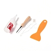 DIY Cotton Cup Mat Punch Needle Kits DIY-K032-40E-5