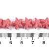 Synthetic Coral Dyed Carved Beads Strands CORA-K009-06A-08-4