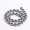 Non-magnetic Synthetic Hematite Beads X-G-A032-1-2