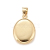Brass Micro Pave Cubic Zirconia Locket Pendants KK-A161-39A-G-2