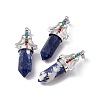 Natural Sodalite Big Pointed Pendants G-I342-01P-05-1