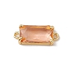 Transparent K9 Glass Connector Charms X-GLAA-A005-11LG-2