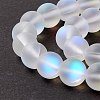 Synthetic Moonstone Beads Strands G-E573-01C-08-5