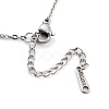 Non-Tarnish 304 Stainless Steel Pendant Necklaces NJEW-P306-03P-3