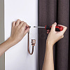 Zinc Alloy U Shape Hook Hangers Curtain SW-TAC0002-08A-6