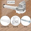 64Sets Plastic Mirror Hanging Kit DIY-CA0003-74-5