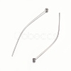 Non-Tarnish 304 Stainless Steel Ball Head Pins S-STAS-O105-04-0.6x40-2