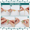 3Pcs Brass Cable Chains Macrame Pouch Necklaces NJEW-WR00006-3
