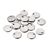 Non-Tarnish 201 Stainless Steel Charms STAS-F255-043P-8mm-1