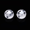 Transparent Clear Acrylic Beads X-TACR-T008-03-3