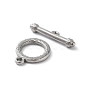 Non-Tarnish 304 Stainless Steel Ring Toggle Clasps X-STAS-A092-09E-P-2