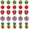 25Pcs 5 Styles Handmade Porcelain Beads PORC-PA0001-52-1
