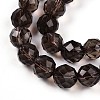 Natural Smoky Quartz Beads Strands G-T140-23A-4