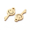 PVD Vacuum Plating 304 Stainless Steel Charms STAS-G215-07G-2