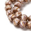 Gold Sand Lampwork Beads Strands LAMP-E036-06A-3