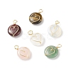 Natural & Synthetic Gemstone Pendants PALLOY-JF01751-1