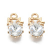 Alloy Rhinestones Pendants PALLOY-T073-02C-RS-1