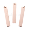 Ion Plating(IP) 304 Stainless Steel Pendants STAS-I311-14A-RG-2