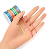 30M Nylon Satin Rattail Cords NWIR-YW0001-04-14-5
