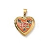 304 Stainless Steel Locket Pendants STAS-H255-02G-02-1