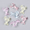 Printed Transparent Acrylic Beads TACR-T029-10M-2