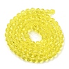 Transparent Glass Bead Strands X-GLAA-G013-6mm-68-4