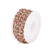 Ion Plating(IP) 304 Stainless Steel Textured Dapped Chains CHS-D004-02RG-5