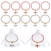 2Pcs Acrylic & Plastic Beads Bracelets BJEW-HS00006-1