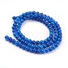 Natural Yellow Jade Beads Strands G-G598-4mm-YXS-2